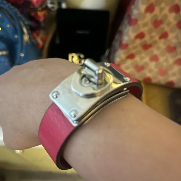 Coach pink Leather Bracelet - Picture 3 of 3